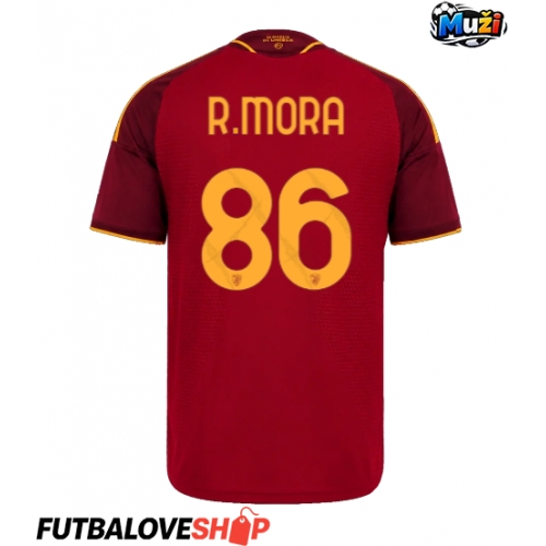 Dres AS Roma Rodrigo Mora #86 Domáci 2026-27 Krátky Rukáv